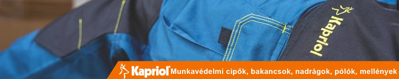 Kapriol munkavédelmi felszerelés, Kapriol munkanadrág, munkavédelmi bakancs, 