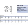 Lapos alátét standard M06 (D6,4)
