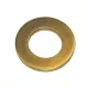 Lapos alátét standard M08 (D8,4) sárgaréz