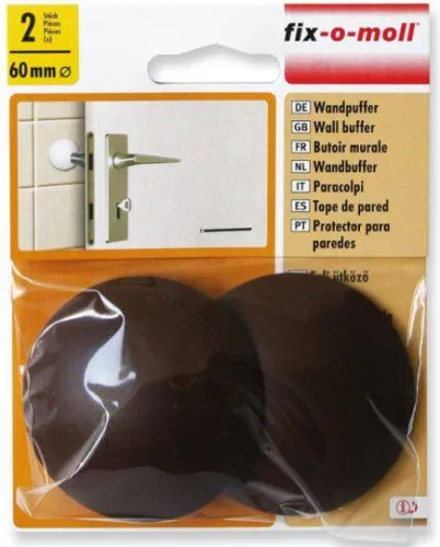 ÖNTAPADÓS ÜTKÖZŐ 60mm BARNA 2DB/cs