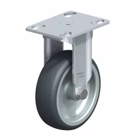 MŰSZERGÖRGŐ FIX VILLÁS TALPAS SZÜRKE GUMIS D60mm