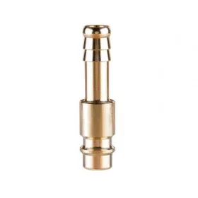 GYORSCSATLAKOZÓ RECTUS SÁRGARÉZ TÖMLŐVÉGES 6MM