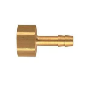   Csatlakozó tömlővéges belsőmenetes Rectus 1/4 col 9mm sárgaréz Rectus