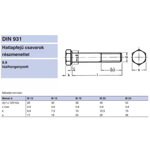 HLF CSAVAR M24*060