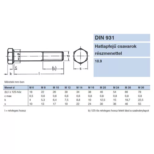 HLF CSAVAR M14*160