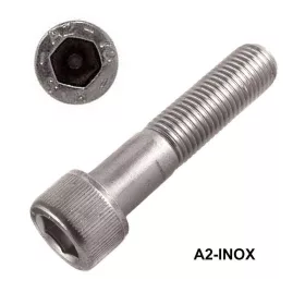 BK HENGERESFEJŰ M8*50  DIN 912 A2 INOX