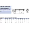 BK HENGERESFEJŰ M10*40 DIN 912 A2 INOX
