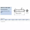 HERNYÓCSAVAR BK M3*6 A2