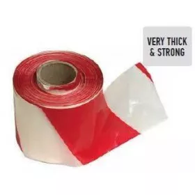 Jelölőszalag piros-fehér 70mm*200m