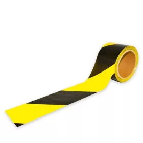 JELÖLŐSZALAG (korlátszalag) SÁRGA-FEKETE 70mmx200M