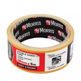 Ragasztószalag kétoldalas 38mmx05m Morris