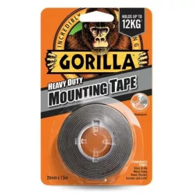 Gorilla Kétoldalas Fekete Ragasztószalag 2,54cm*1,52m