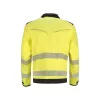 Top phoenix, HI2D J HI-VIS munkakabát, reflektív csíkok, rugalmas, fémmentes