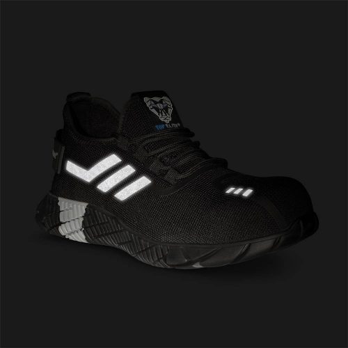 Munkavédelmi cipő Worm Top Elite fekete kék 43-es