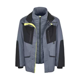 Kabát  TOP PHOENIX CO2D PRK 3XL fekete/szürke/fluosárga