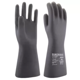 Neoprém vegyszerálló kesztyű 38 cm Fekete Portwest A820
