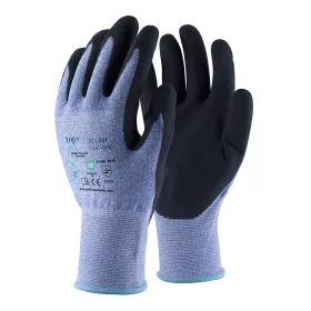   Védőkesztyű TOP RCL001 PE+spandex, habosított érdesített latex mártás 9 méret