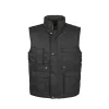 TOP VEST BASIC bélelt mellény, 80% poliészter, 20% pamut, multifunkciós zsebek