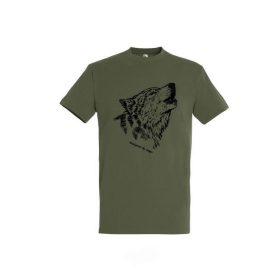   Munkavédelmi Póló TOP kereknyakú, farkas mintával 100% pamut