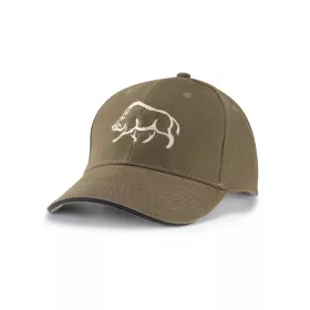 Baseball sapka vaddisznó hímzéssel khaki/fekete