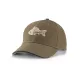 Baseball sapka ponty hímzéssel khaki/fekete