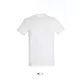 Munkavédelmi poló imperial 100% pamut unisex fehér M méret