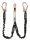 Energiaelnyelő Irudek Astun Y 180HSS (363 180) + 3 acél karabiner, szürke/fekete, 180cm