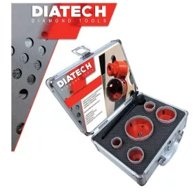   PIROS GYÉMÁTFÚRÓ KÉSZLET 2 M14 SAROKCSISZOLÓHOZ  PGYCSFK2 DIATECH