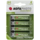 AA CERUZA AKKUMULÁTOR 2300mAh 4db AGFA HR06