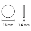 AgfaPhoto Lithium Gombelem CR1616 B5