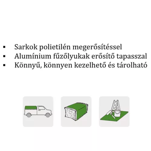 TAKARÓPONYVA 3*3 9m2