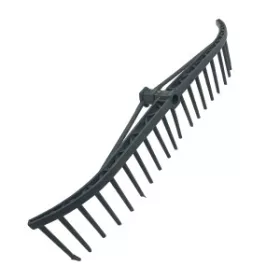 Begyűjtő gereblye, műa.erősített 55cm, nyelezett
