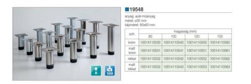 BÚTORLÁB FOREST 10014110531 30mm*80mm MATT KRÓM