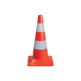 Közúti jelzőbója piros-ezüst 54cm fényvisszaverős