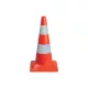 Közúti jelzőbója piros-ezüst 54cm fényvisszaverős