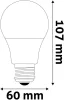 Avide LED Globe A60 8W E27 NW 4000K