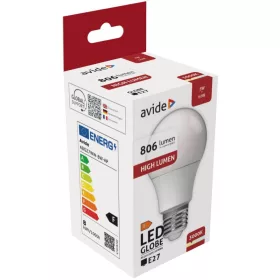 Avide LED Globe A60 8W E27 WW 3000K