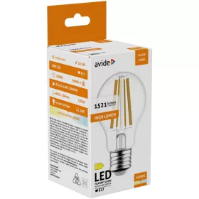Avide LED Filament Globe 10.5W E27 A70 NW 4000K High Lumen