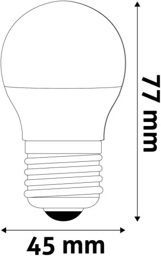 Avide LED Globe Mini G45 6.5W E27 NW 4000K
