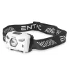 ENTAC FEJLÁMPA 5W SZENZOROS XPE+PIROS FÉNY, FEKETE EHL-5W-PB-S