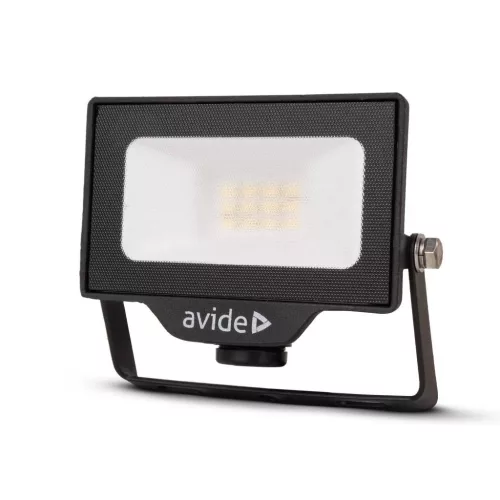 LED Reflektor, Slim, SMD, 10W, NW, 4000K, Mozgásérzékelős PIR - Avide