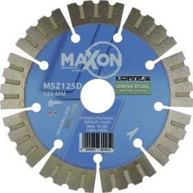   Maxon szegmenses DELUX 125x22,2x15 mm gyémánt vágótárcsa