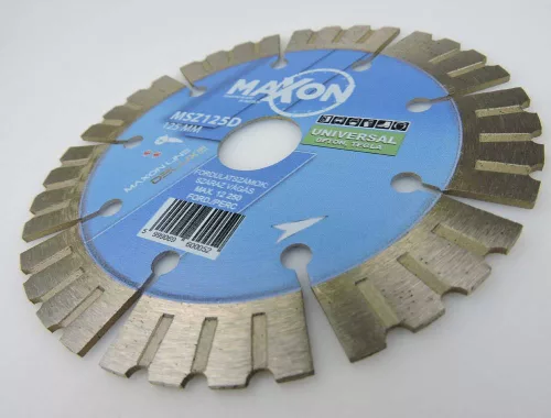 Maxon szegmenses DELUX 125x22,2x15 mm gyémánt vágótárcsa