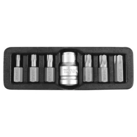   BIT KÉSZLET TORX LYUKAS  7 RÉSZES 1/2" T25-T55  YATO 0416