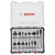 15 db-os Marószár készlet befogatás:8mm BOSCH 2607017472
