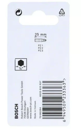 PZ1;2;3x25 BIT  IMPACT 2608522471 BOSCH