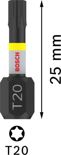 TORX BIT  T20x25 PRO IMPACT 2db/csom 2608522474 BOSCH