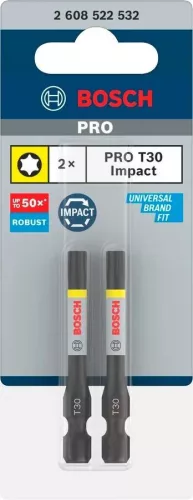 TORX BIT  T30x55 PRO IMPACT 2db/csom 2608522532 BOSCH