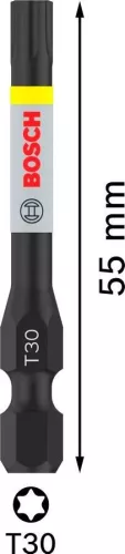TORX BIT  T30x55 PRO IMPACT 2db/csom 2608522532 BOSCH