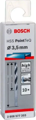 HSS PointTeQ spirálfúró, 3.5 mm